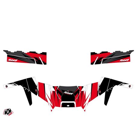 Kit Déco SSV Stage Polaris Ranger 900 XP Noir Rouge (2012-2015)