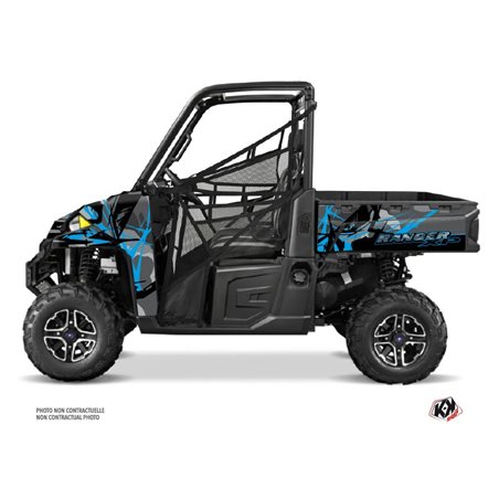 Kit Déco SSV Evil Polaris Ranger 900 XP Gris Bleu (2016)