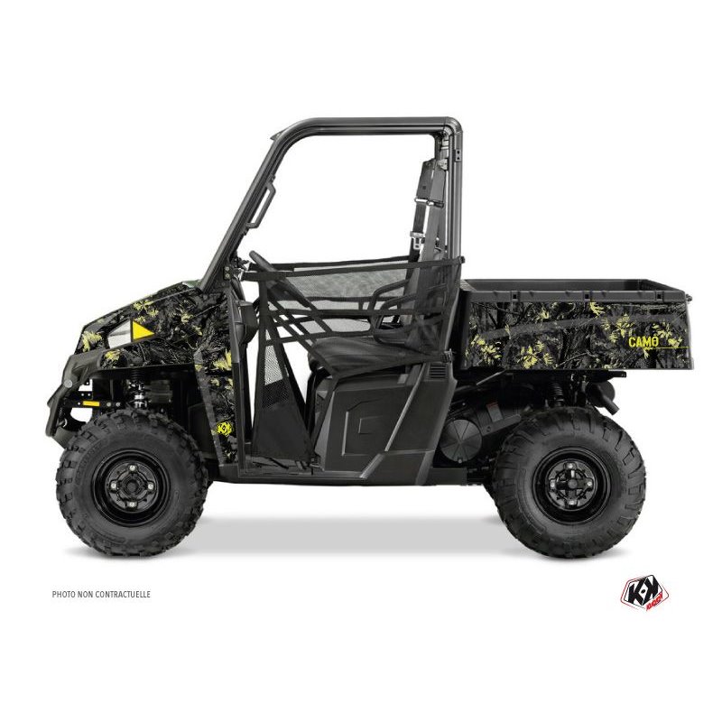 Kit Déco SSV Camo Polaris Ranger 900 XP Noir Jaune (2017-2019)