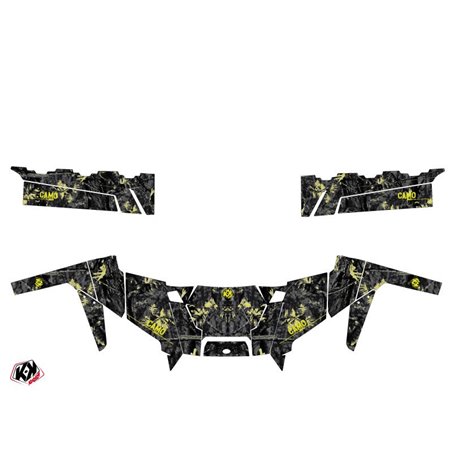 Kit Déco SSV Camo Polaris Ranger 900 XP Noir Jaune (2017-2019)