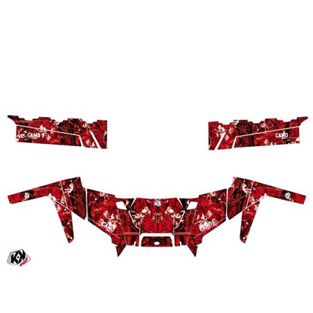 Kit Déco SSV Camo Polaris Ranger 900 XP Rouge (2017-2019)