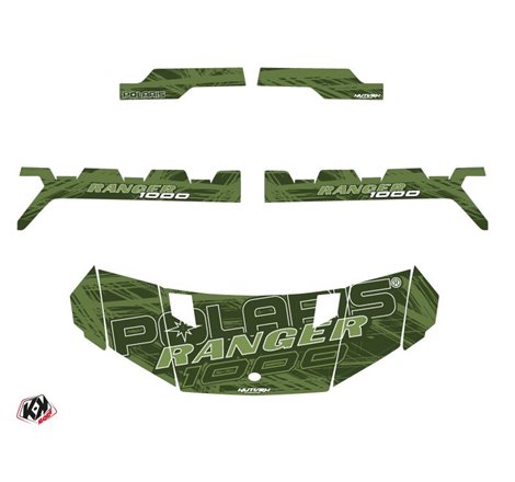 Kit Déco SSV Squad Polaris Ranger 1000 Noir Vert (2020-2021)