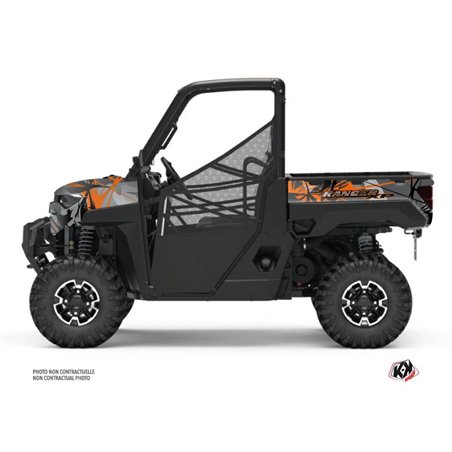 Kit Déco SSV Evil Polaris Ranger 1000 XP Gris Orange (2017)