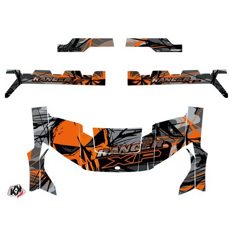 Kit Déco SSV Evil Polaris Ranger 1000 XP Gris Orange (2017)