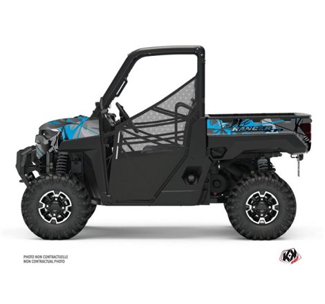 Kit Déco SSV Evil Polaris Ranger 1000 XP Gris Bleu (2017)