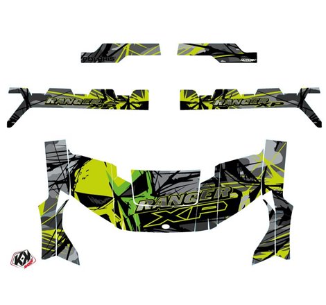 Kit Déco SSV Evil Polaris Ranger 1000 XP Gris Vert (2017)