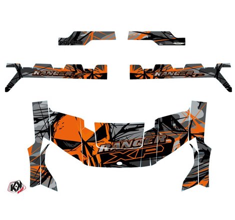 Kit Déco SSV Evil Polaris Ranger 1000 XP Gris Orange (2018-2023)