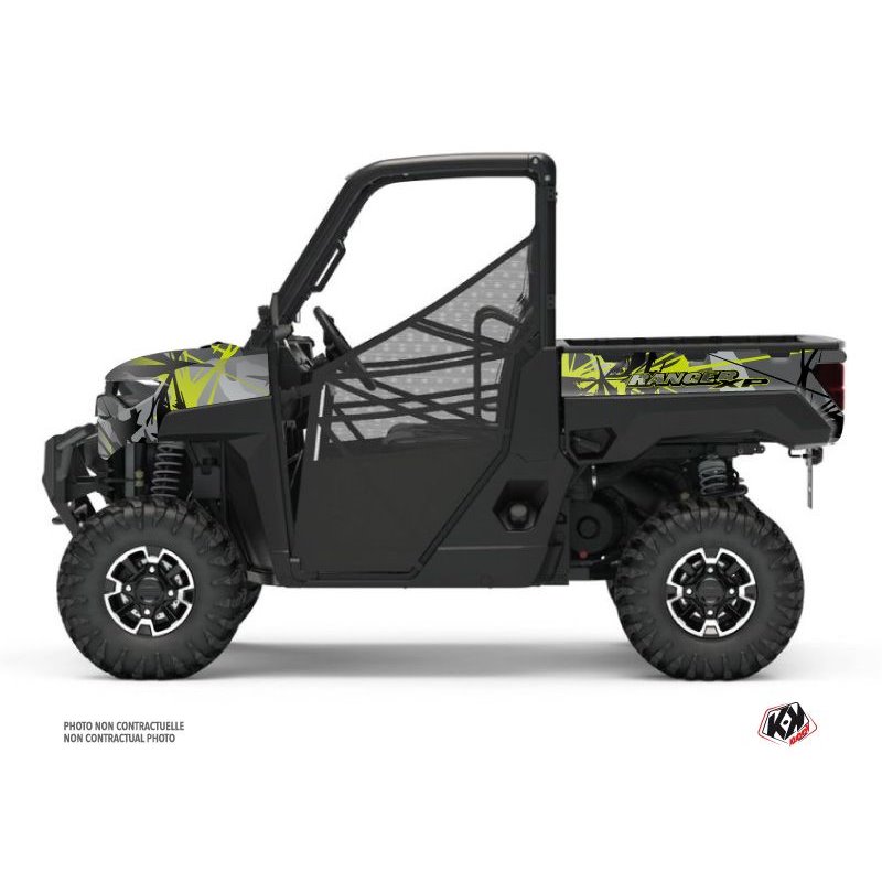 Kit Déco SSV Evil Polaris Ranger 1000 XP Gris Vert (2018-2023)