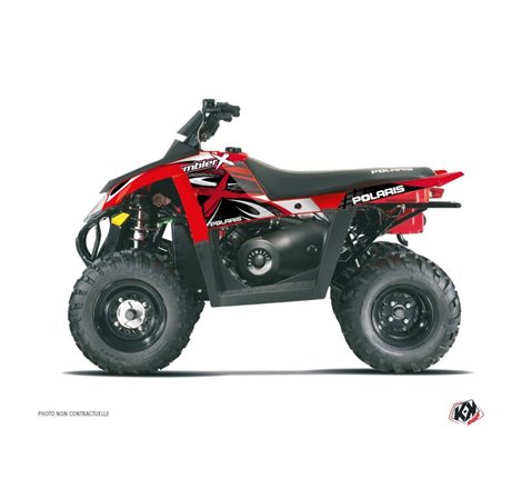 Kit Déco Quad Gamme X Polaris Scrambler 500 Rouge (1997-2009)