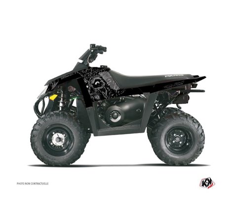 Kit Déco Quad Zombies Dark Polaris Scrambler 500 Noir (1997-2009)