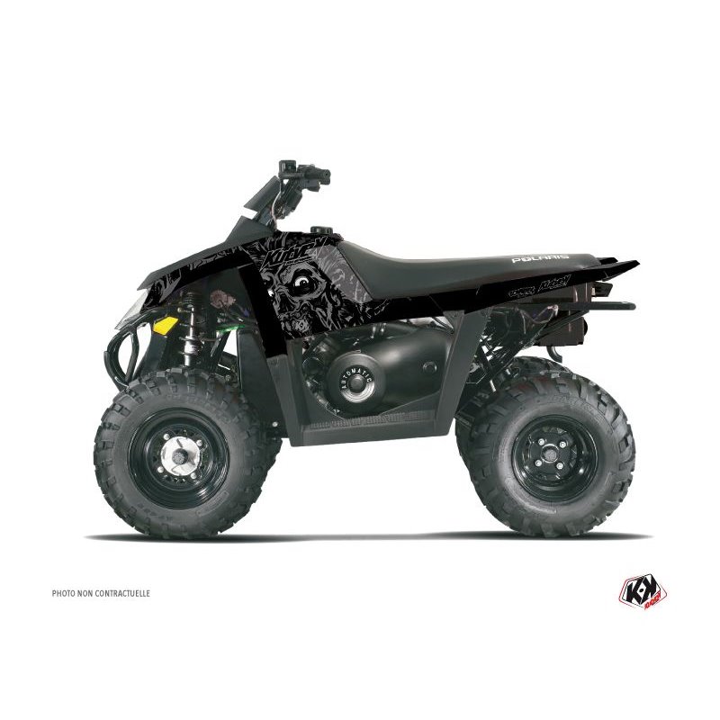 Kit Déco Quad Zombies Dark Polaris Scrambler 500 Noir (1997-2009)