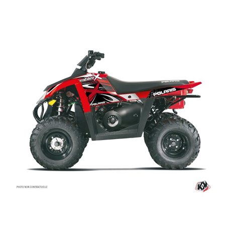 Kit Déco Quad Gamme X Polaris Scrambler 500 Rouge (2010-2013)
