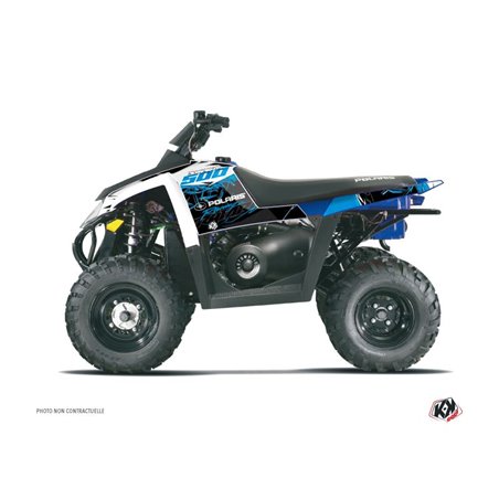 Kit Déco Quad Action Polaris Scrambler 500 Bleu (2010-2013)