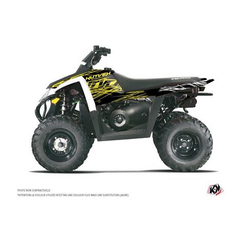 Kit Déco Quad Eraser Fluo Polaris Scrambler 500 Jaune (2010-2013)
