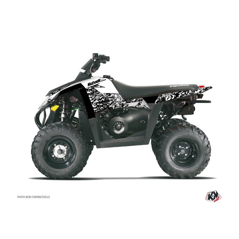 Kit Déco Quad Predator Polaris Scrambler 500 Blanc (2010-2013)