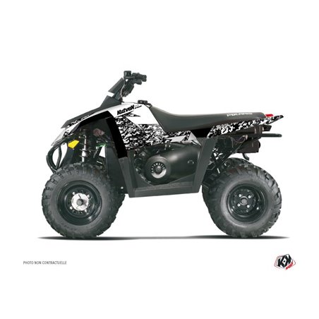 Kit Déco Quad Predator Polaris Scrambler 500 Blanc (2010-2013)