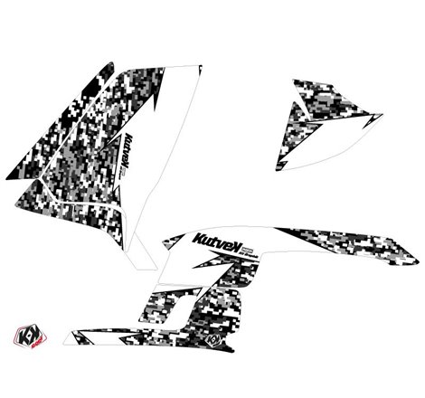 Kit Déco Quad Predator Polaris Scrambler 500 Blanc (2010-2013)