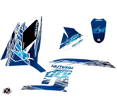 Kit Déco Quad Eraser Polaris Scrambler 500 Bleu (2010-2013)