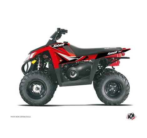 Kit Déco Quad Stage Polaris Scrambler 500 Rouge (2010-2013)