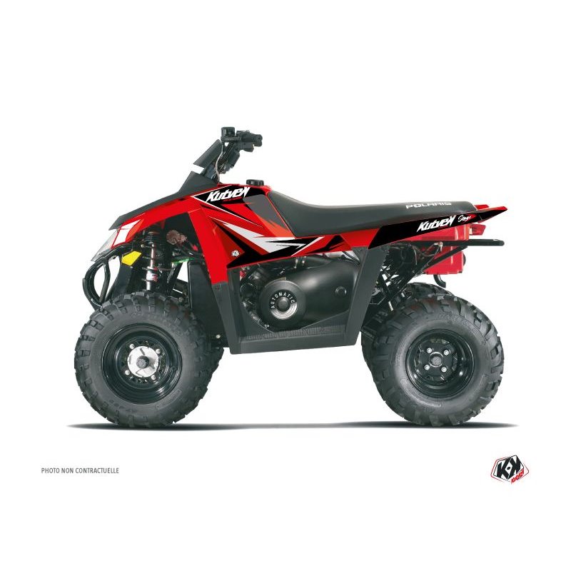 Kit Déco Quad Stage Polaris Scrambler 500 Rouge (2010-2013)