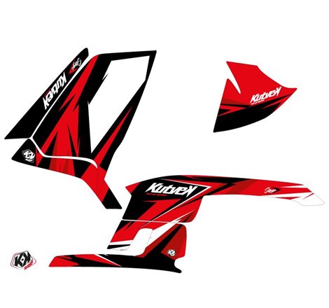 Kit Déco Quad Stage Polaris Scrambler 500 Rouge (2010-2013)