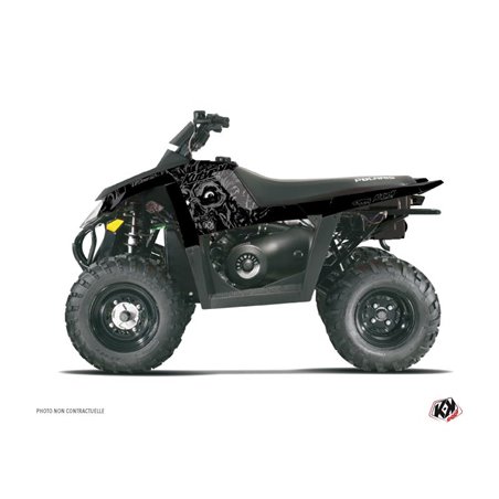 Kit Déco Quad Zombies Dark Polaris Scrambler 500 Noir (2010-2013)