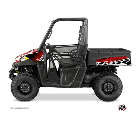 Kit Déco SSV Eraser Polaris Ranger 570 Rouge Blanc (2022-2023)