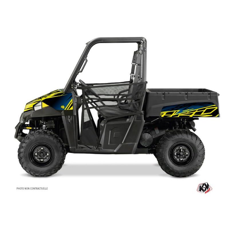 Kit Déco SSV Eraser Polaris Ranger 570 Neon Bleu (2022-2023)