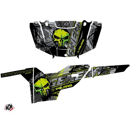 Kit Déco SSV Evil Polaris GENERAL 1000 Gris Vert (2022-2023)