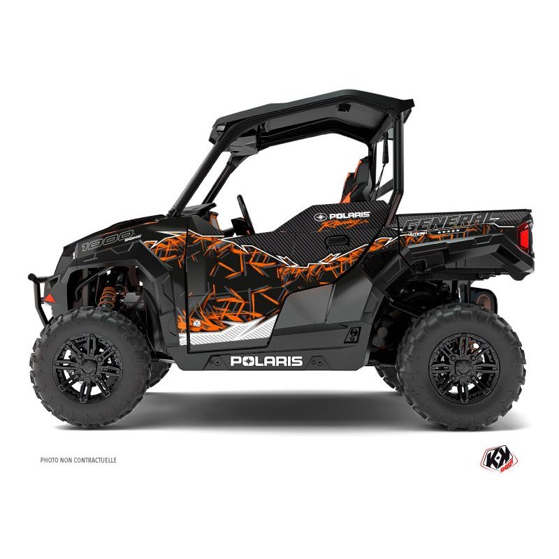 Kit Déco SSV Action Polaris GENERAL 1000 Orange (2022-2023)