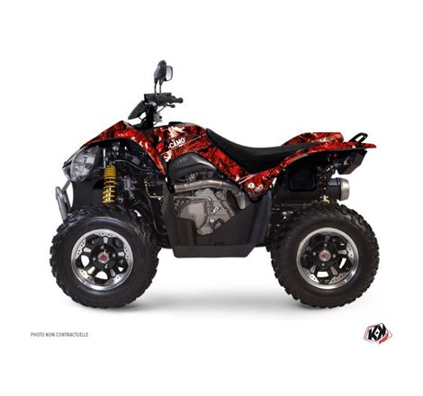Kit Déco Quad Camo Kymco 450 MAXXER Rouge (2010-2023)