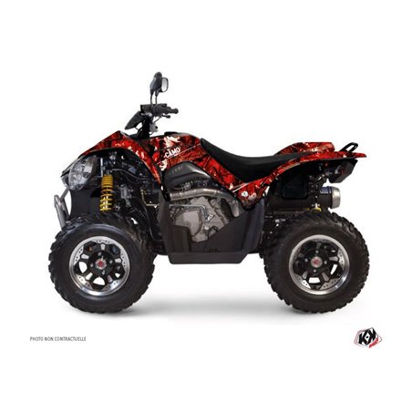 Kit Déco Quad Camo Kymco 450 MAXXER Rouge (2010-2023)