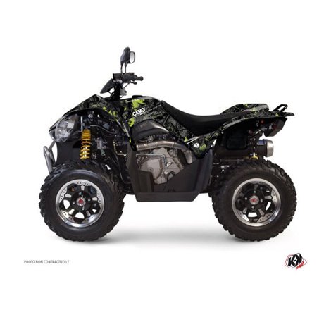 Kit Déco Quad Camo Kymco 450 MAXXER Noir Vert (2010-2023)