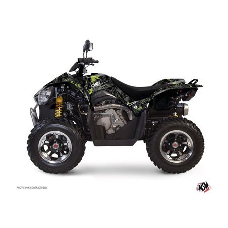 Kit Déco Quad Camo Kymco 450 MAXXER Noir Vert (2010-2023)