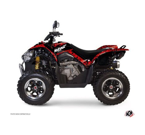 Kit Déco Quad Predator Kymco 450 MAXXER Rouge Noir (2010-2023)