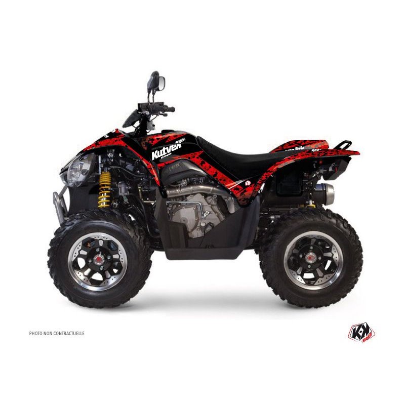 Kit Déco Quad Predator Kymco 450 MAXXER Rouge Noir (2010-2023)