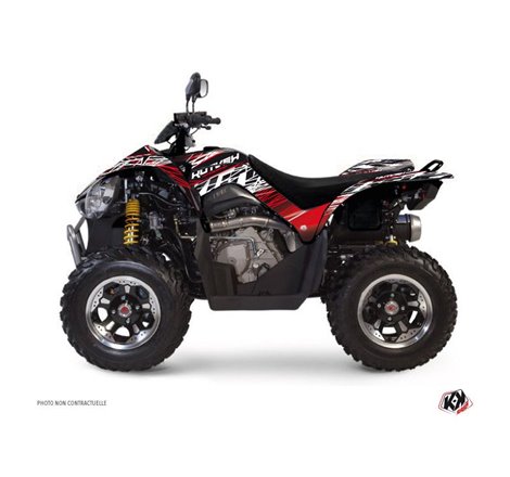 Kit Déco Quad Eraser Kymco 450 MAXXER Rouge Blanc (2010-2023)