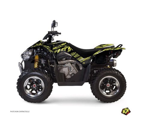 Kit Déco Quad Eraser Kymco 450 MAXXER Neon Gris (2010-2023)