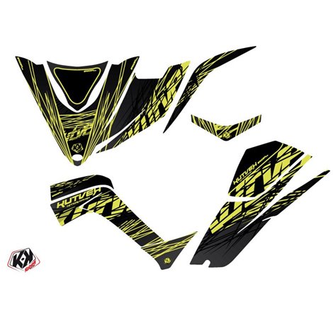 Kit Déco Quad Eraser Kymco 450 MAXXER Neon Gris (2010-2023)