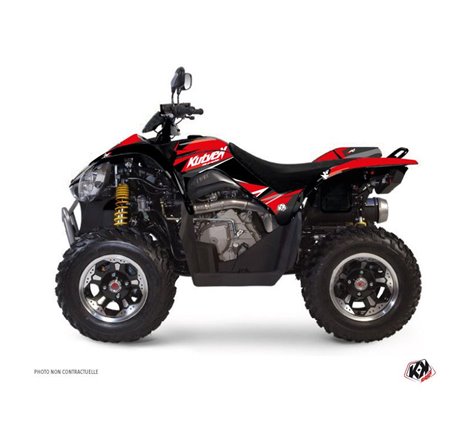 Kit Déco Quad Stage Kymco 450 MAXXER Rouge Noir (2010-2023)