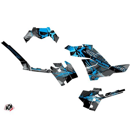 Kit Déco Quad Evil Polaris 850 Sportsman Forest Gris Bleu (2021-2023)