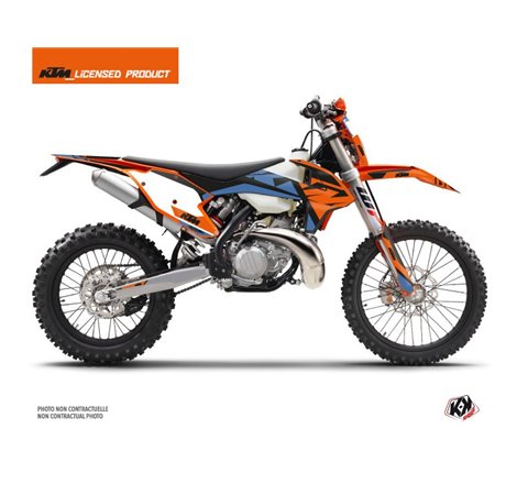 Kit Déco Moto Cross Skyline KTM EXC-EXCF Bleu