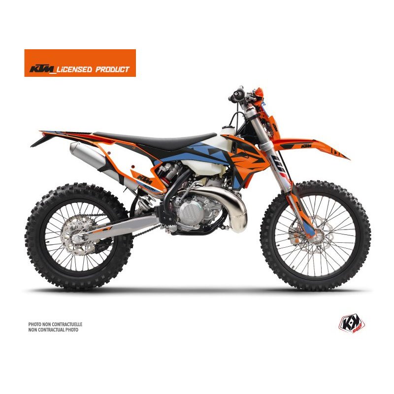 Kit Déco Moto Cross Skyline KTM EXC-EXCF Bleu