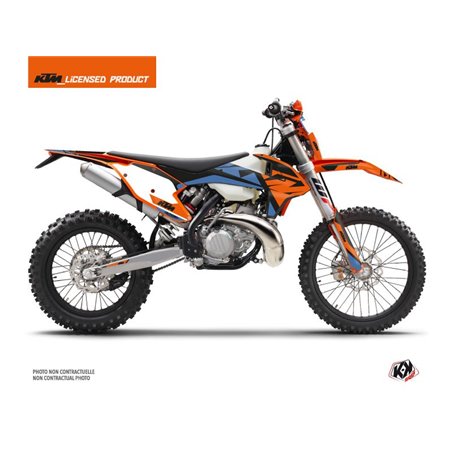 Kit Déco Moto Cross Skyline KTM EXC-EXCF Bleu
