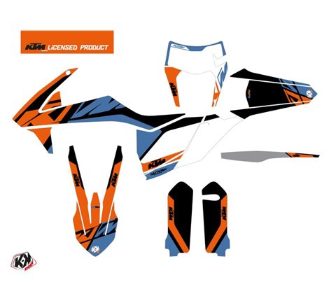 Kit Déco Moto Cross Skyline KTM EXC-EXCF Bleu