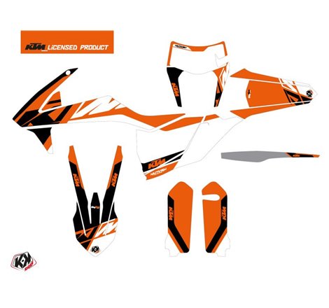Kit Déco Moto Cross Skyline KTM EXC-EXCF Orange