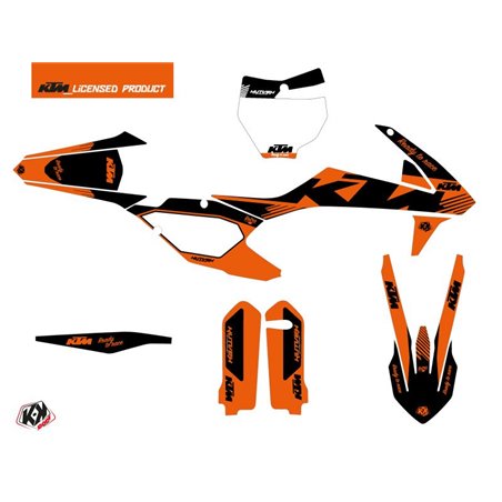Kit Déco Moto Cross Retro KTM 250 SX Orange