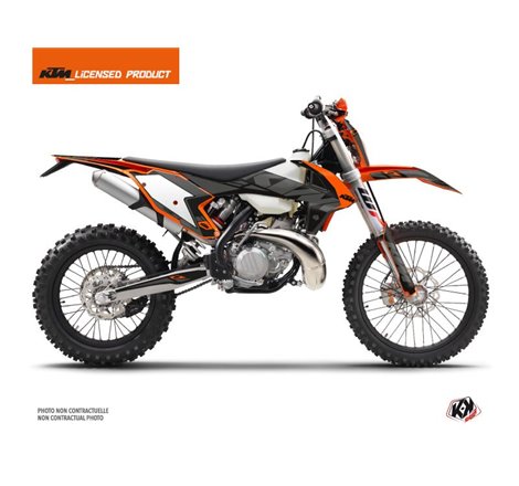 Kit Déco Moto Cross Reflex KTM EXC-EXCF Noir