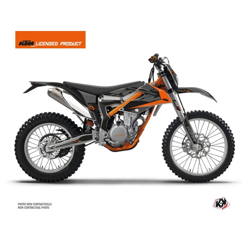 Kit Déco Moto Cross Reflex KTM 350 FREERIDE Noir