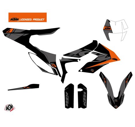 Kit Déco Moto Cross Reflex KTM 350 FREERIDE Noir